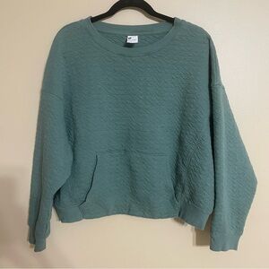 Target all in motion green quilted cropped‎ pullover size XXL